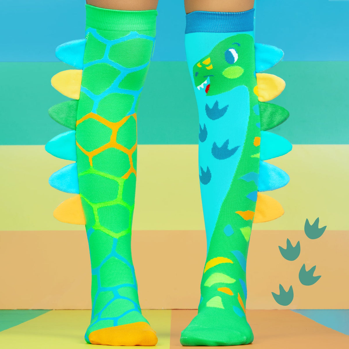 MEIAS DINOSSAUROS VERDE