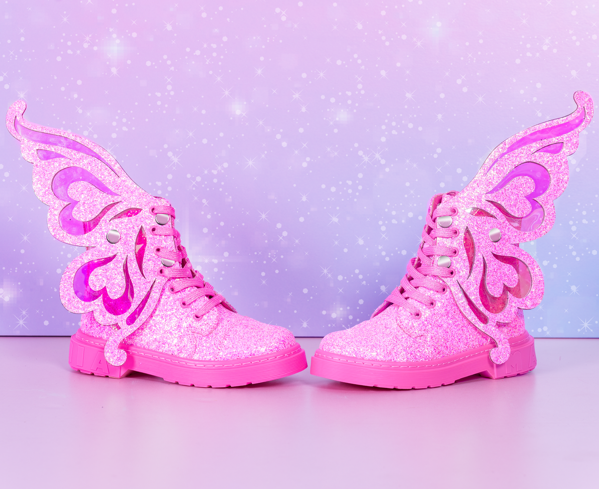 SAPATOS DE FADA GLITTER - ROSA