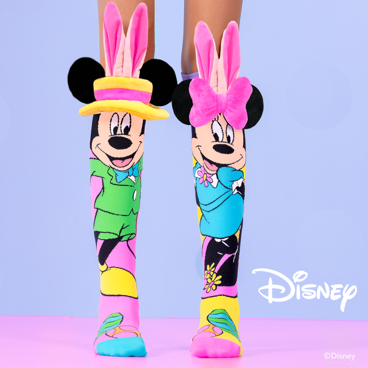 MEIAS MICKEY E MINNIE 