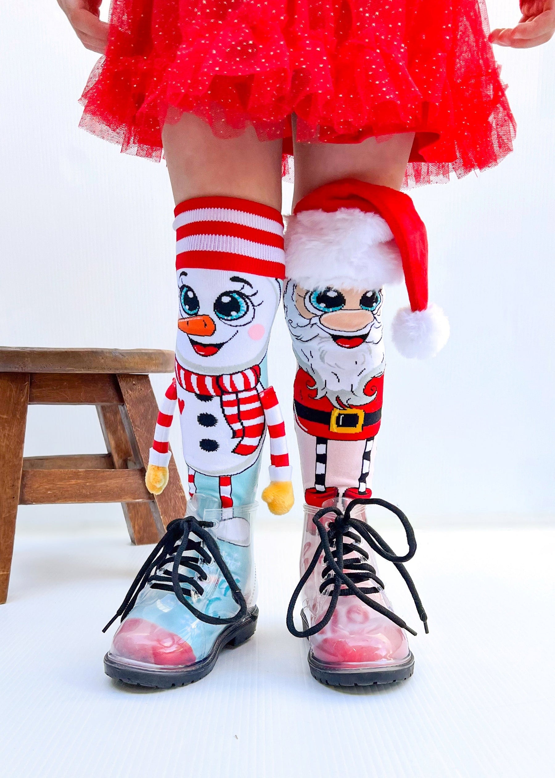 MEIAS PAPAI NOEL & BONECO DE NEVE