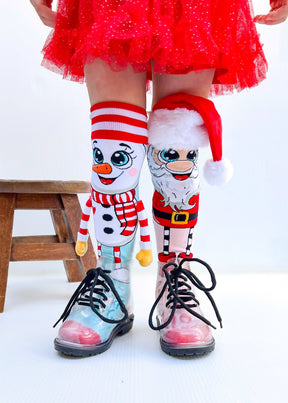 MEIAS PAPAI NOEL & BONECO DE NEVE