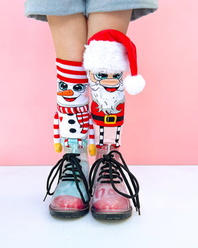 MEIAS PAPAI NOEL & BONECO DE NEVE