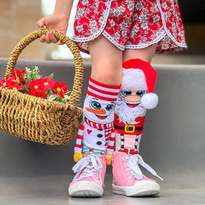 MEIAS PAPAI NOEL & BONECO DE NEVE